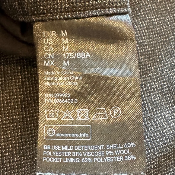 Wool-blend🐑elastic waist drawstring pants - Picture 4 of 6